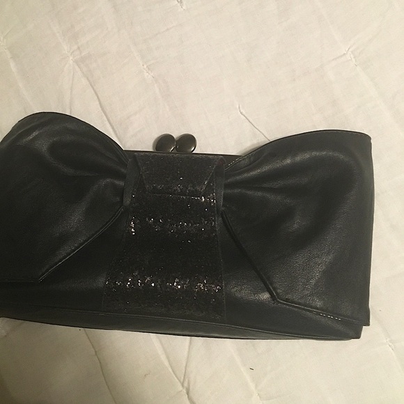 Jessica Simpson Black Clutch Bag - Picture 1 of 4